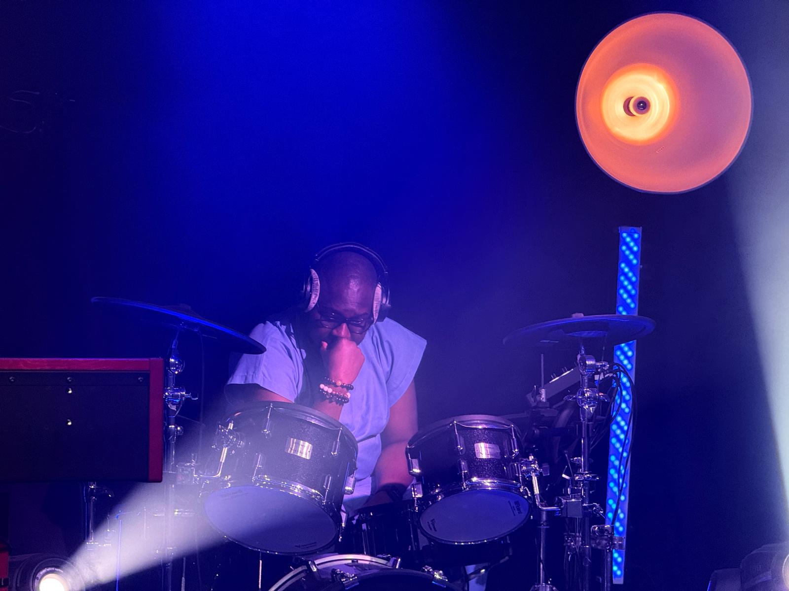 Alive Church drummer during worship