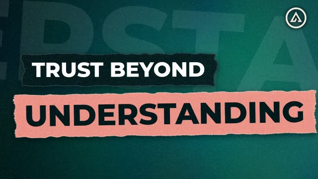 Trust Beyond Understanding - Sara Plastow, Alive Church