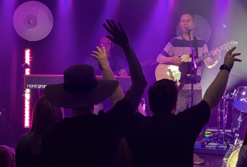 Welcoming team at Alive Church